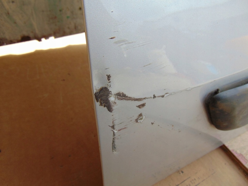 фото №7, Двері лівий перед citroen nemo сріблястий