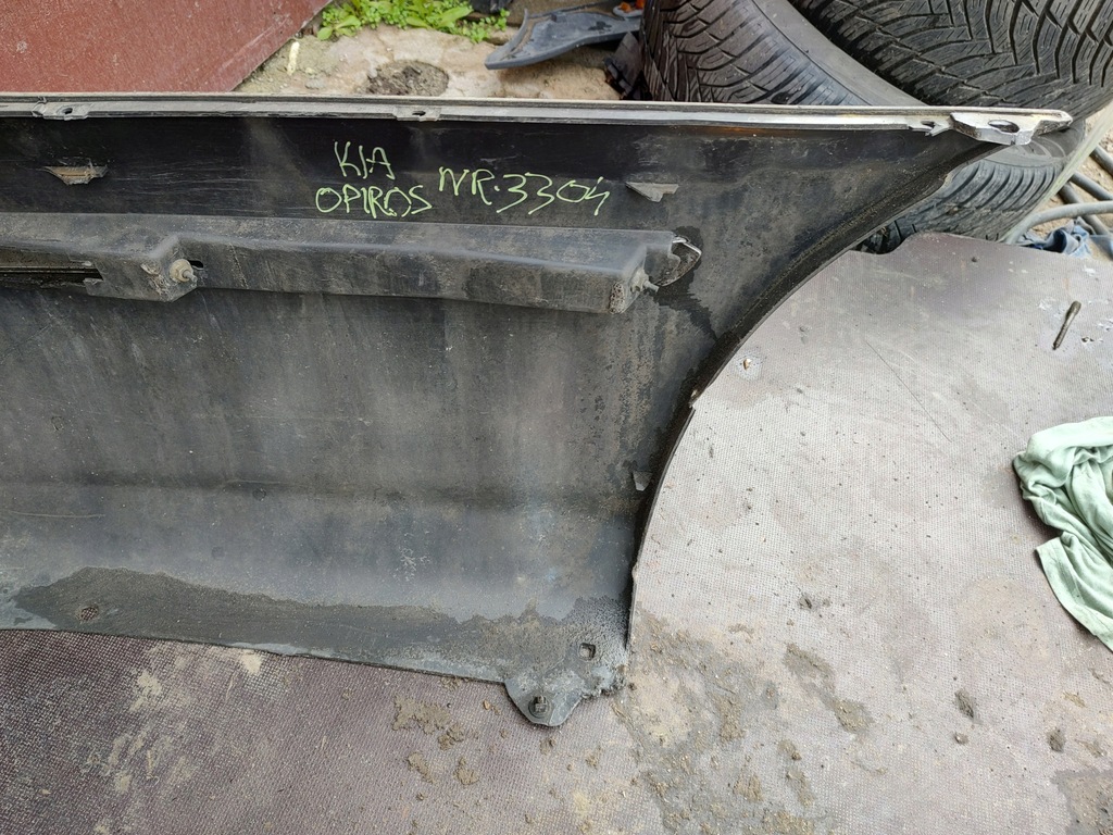 фото №11, Kia opirus 07- бампер задняя задний oryg