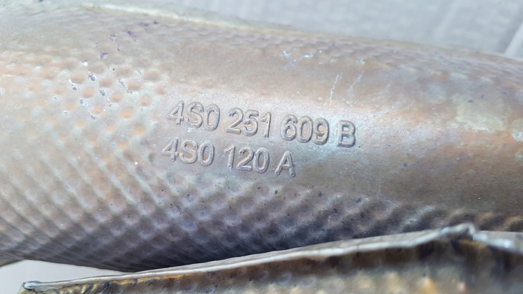 фото №8, Гаситель выхлоп конечный audi r8 4s0 15- демонтаж