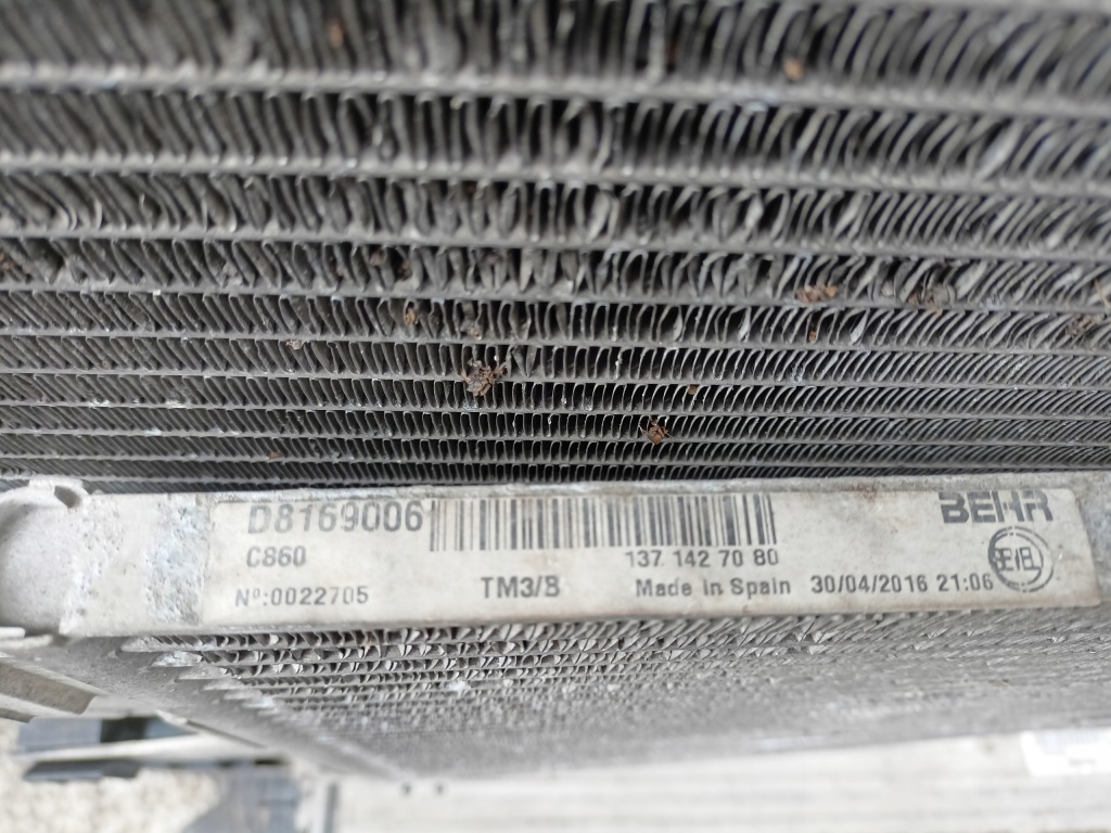 Радіатор, ремінь передній ducato boxer jumper 1382421080 1379417080 1371427080 Зі Шроту