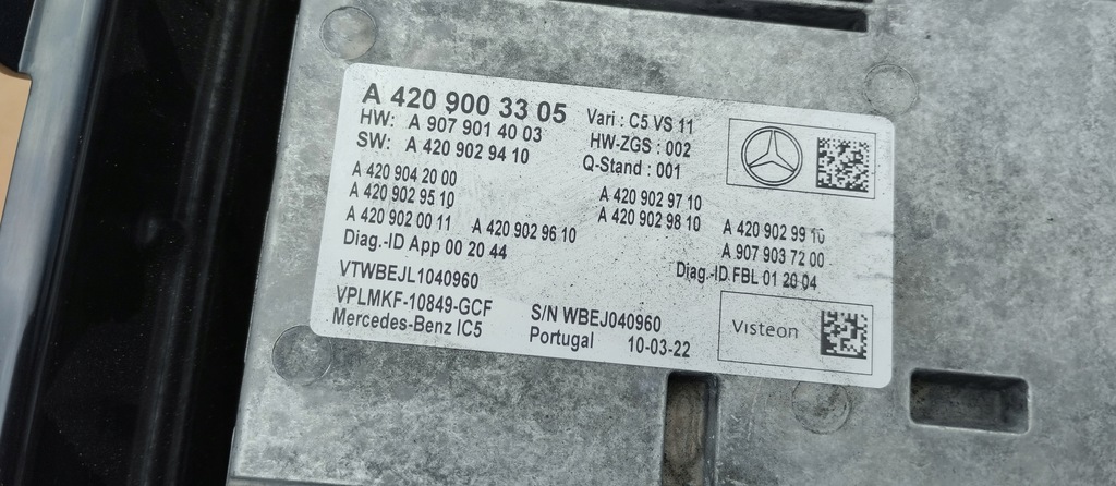 фото №8, Радио модуль mercedes sprinter 910 907 a4209003305