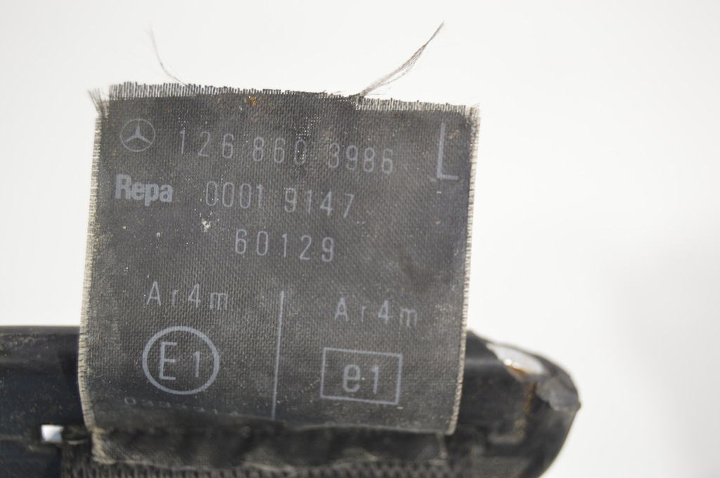 фото №9, Pas безопасности передний левый перед mercedes w126 lift 1268603986