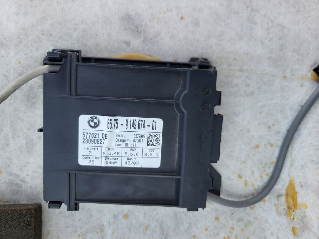 фото №15, Потолок панорама датчик сигнализация лампа bmw 5 e61 kombi czarna anthrazit