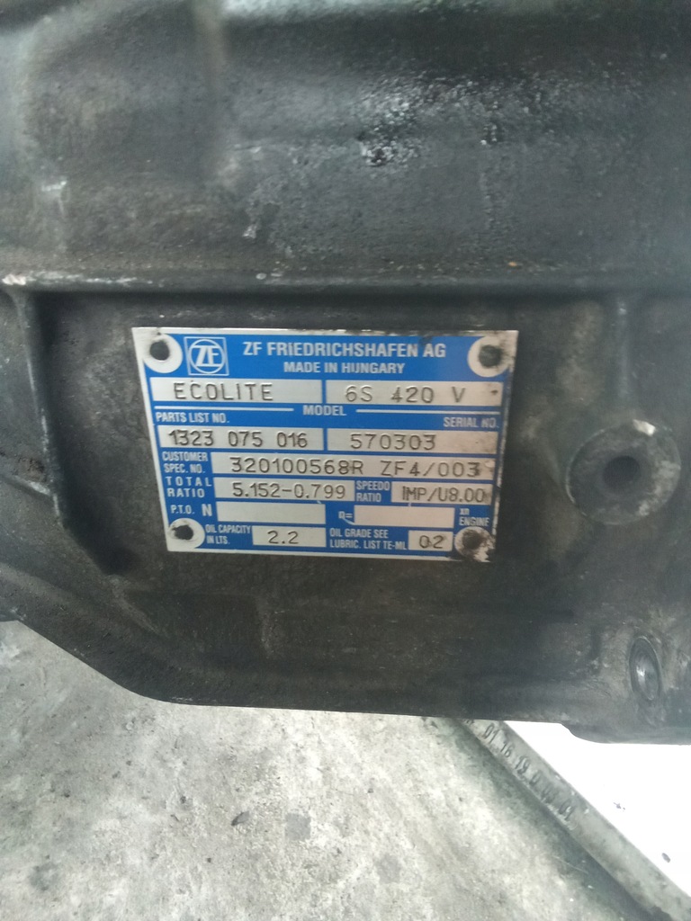 фото №5, K964 коробка передач передач механическая коробка передач opel movano b 2.3d rwd 320100568r 6s420v