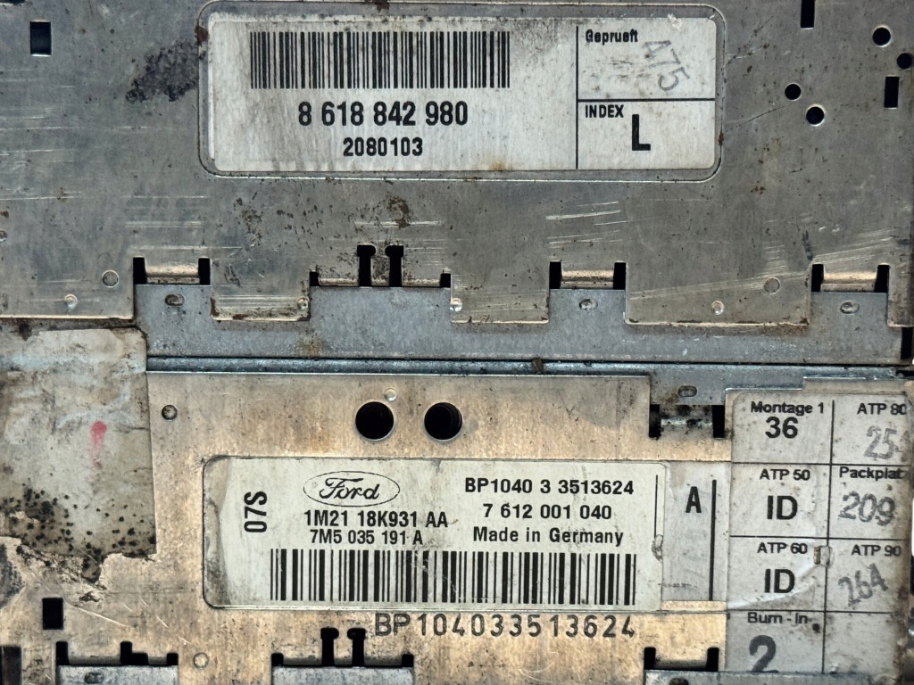 Радіопрогравач радіо ford galaxy mk1 1m21-18k931-aa Оригінал