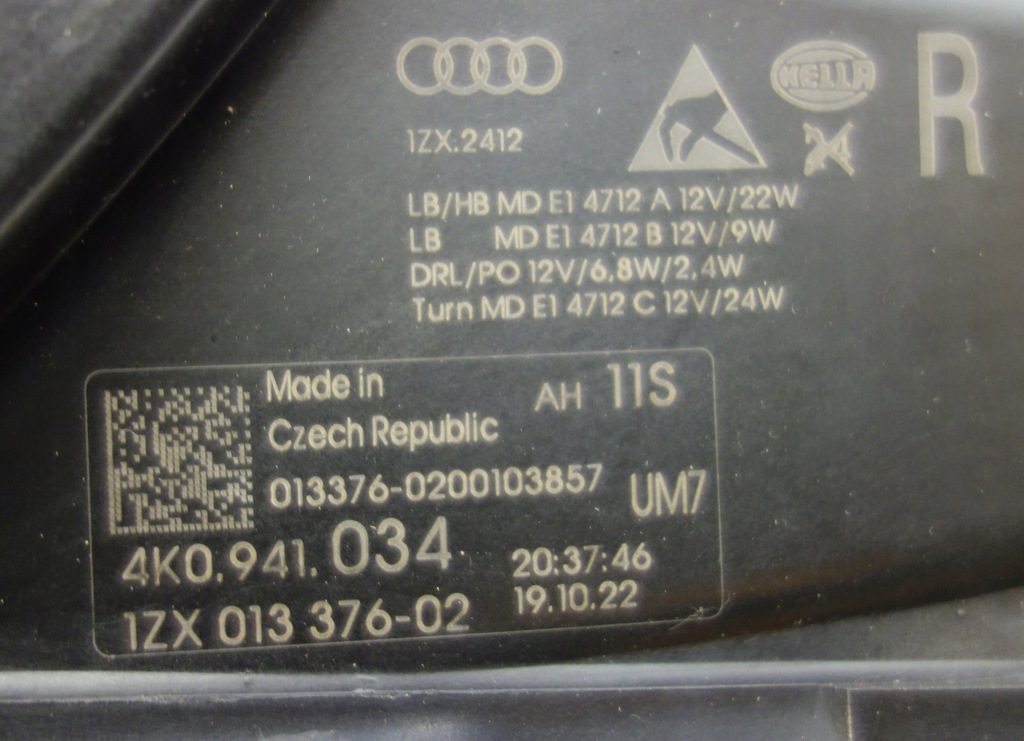 фото №13, Audi a6 c8 2018- full led 4k0941034 повний лампи перед передні