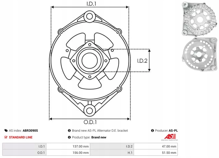 фото №4, Передня корпус alt. abr3090s as as-pl