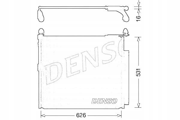 фото №2, Конденсатор радиатор кондиционера [denso]