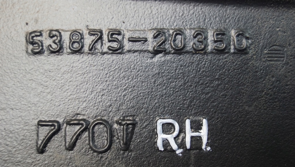 фото №13, Подкрылок правый перед toyota celic vii 53875-20350