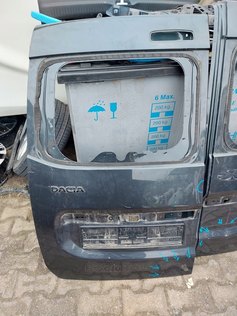 фото №10, Дверь задняя задние багажника левая + правое dacia dokker