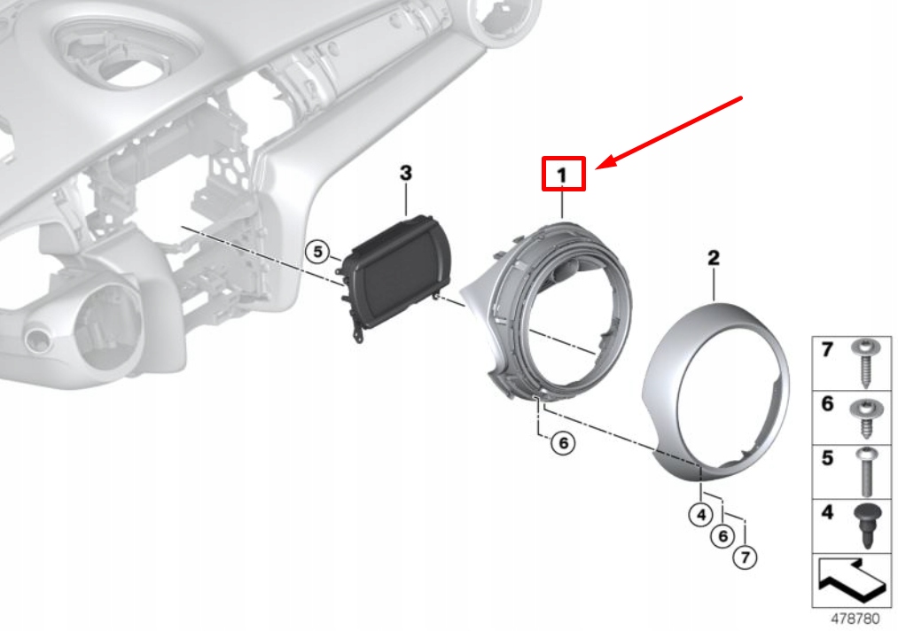 фото №11, Mini clubman f54 центральний дисплей прилад 65508716071