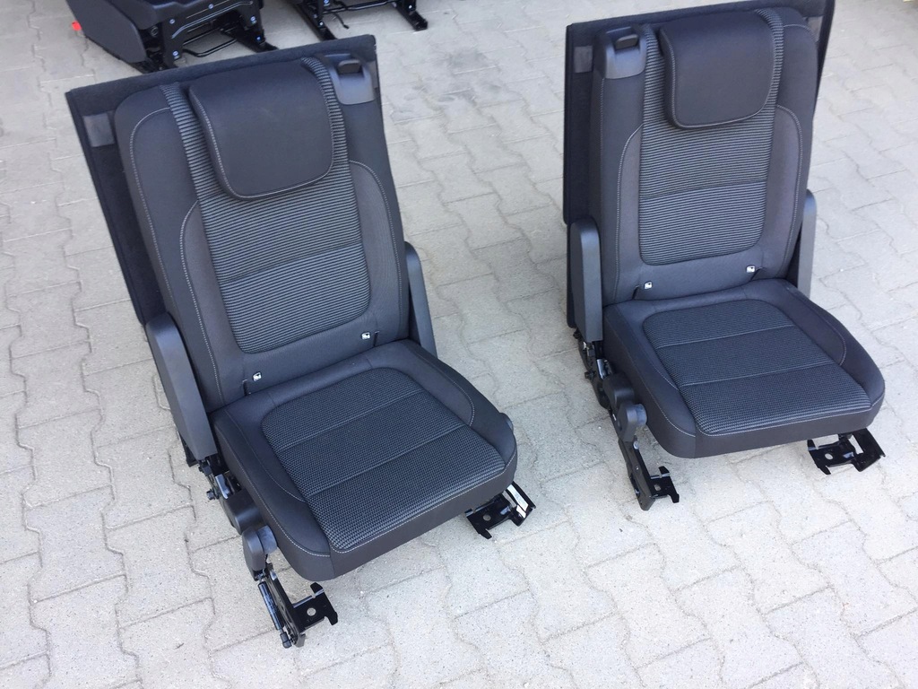 фото №6, Vw sharan 7n сидіння сидіння матеріал iii ряд