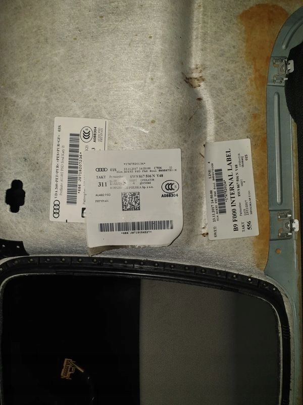 фото №6, Audi a4 b9 kombi avant стеля панорама