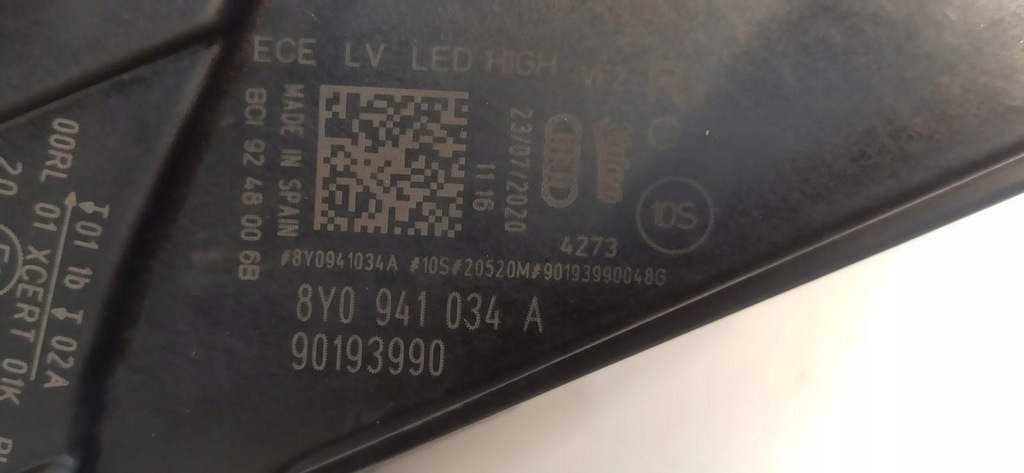 фото №9, Audi a3 8y лампа full led правий перед 8y0941034a rhd