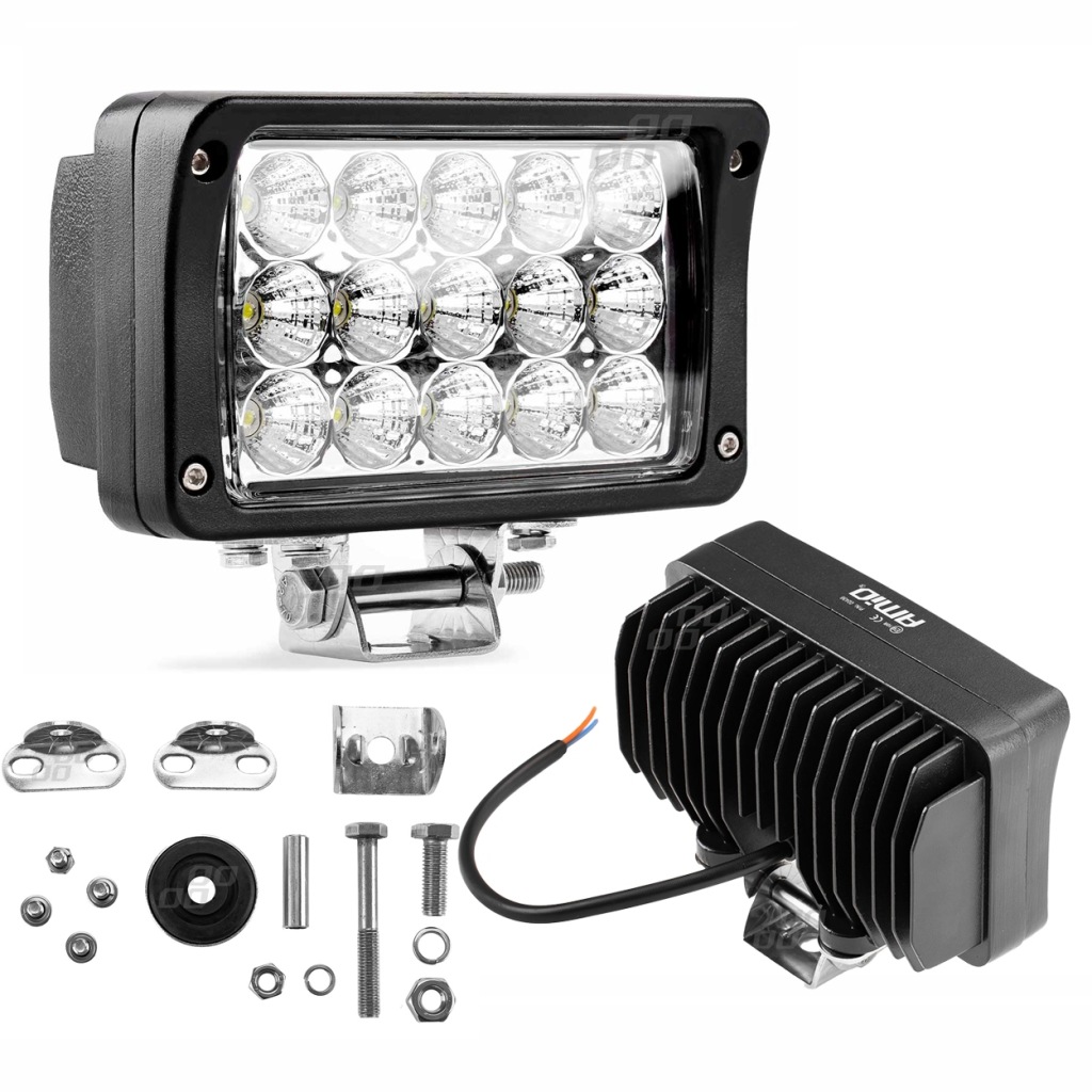 Купити Фара робоча протитуманна фара led прожектор awl22 15led 12v 24v amio-02436
