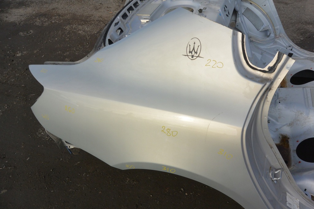 фото №9, Maserati quattroporte vi лонжерон крыло левый правый поддон задняя pas