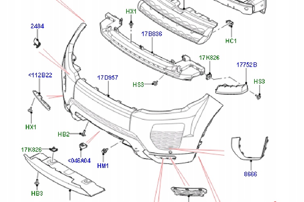 фото №8, Land rover range rover evoque l538 передня ліва молдинг бампера nowa oryg