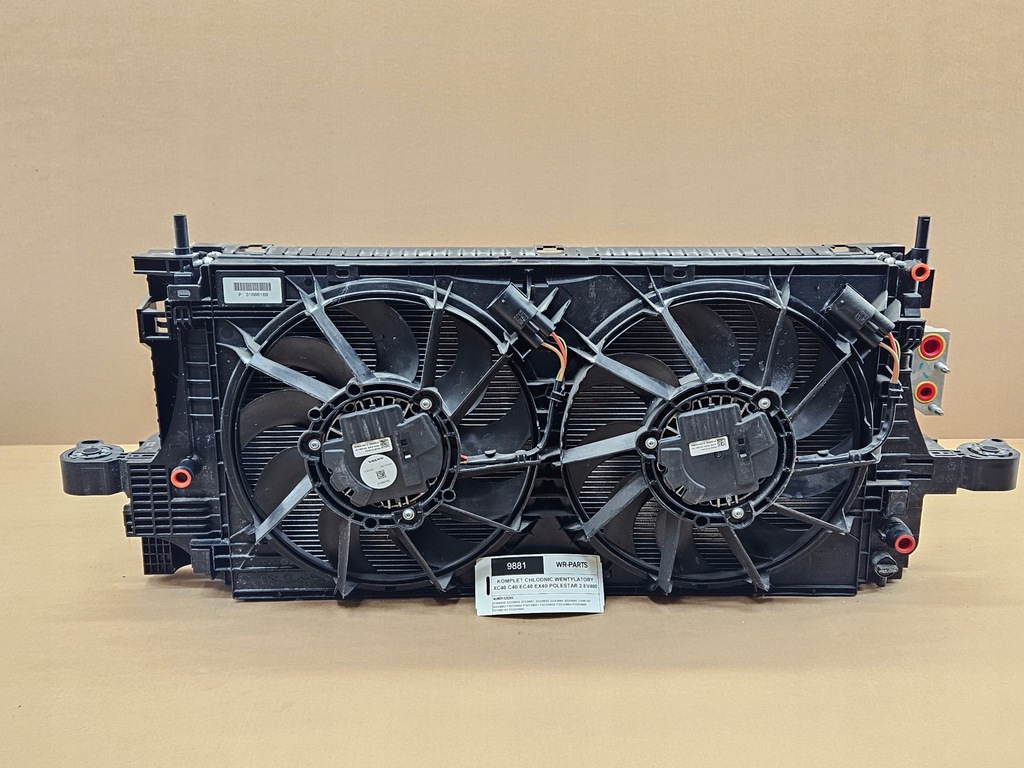 фото №1, Комплект радиатор вентиляторы volvo xc40 c40 ec40 ex40 polestar 2 ev400