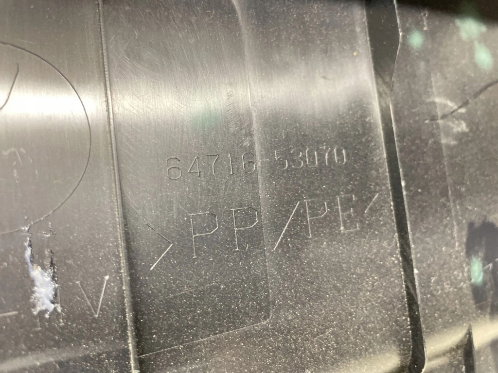 Накладка поріг багажника lexus is 3 xe30 6471653070 Зі Шроту