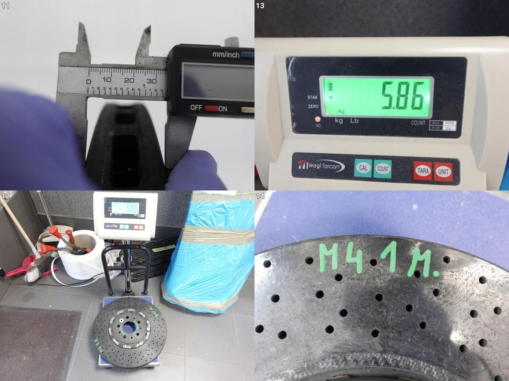 фото №12, Ferrari california 08-14 диск керамическая перед