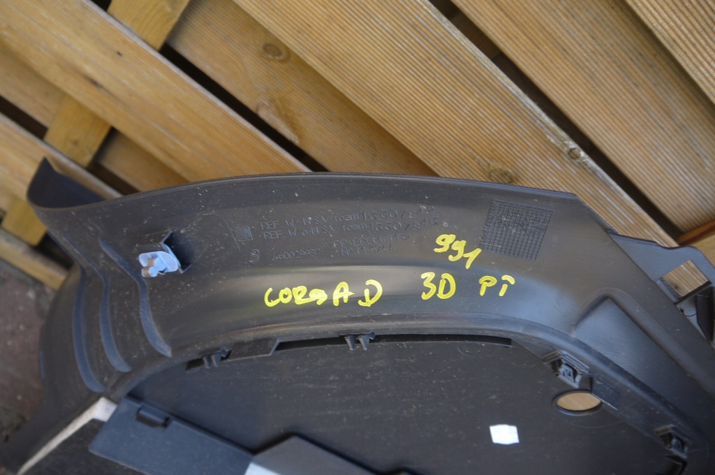 фото №6, Opel corsa d 3d обшивка багажника правый 13307842