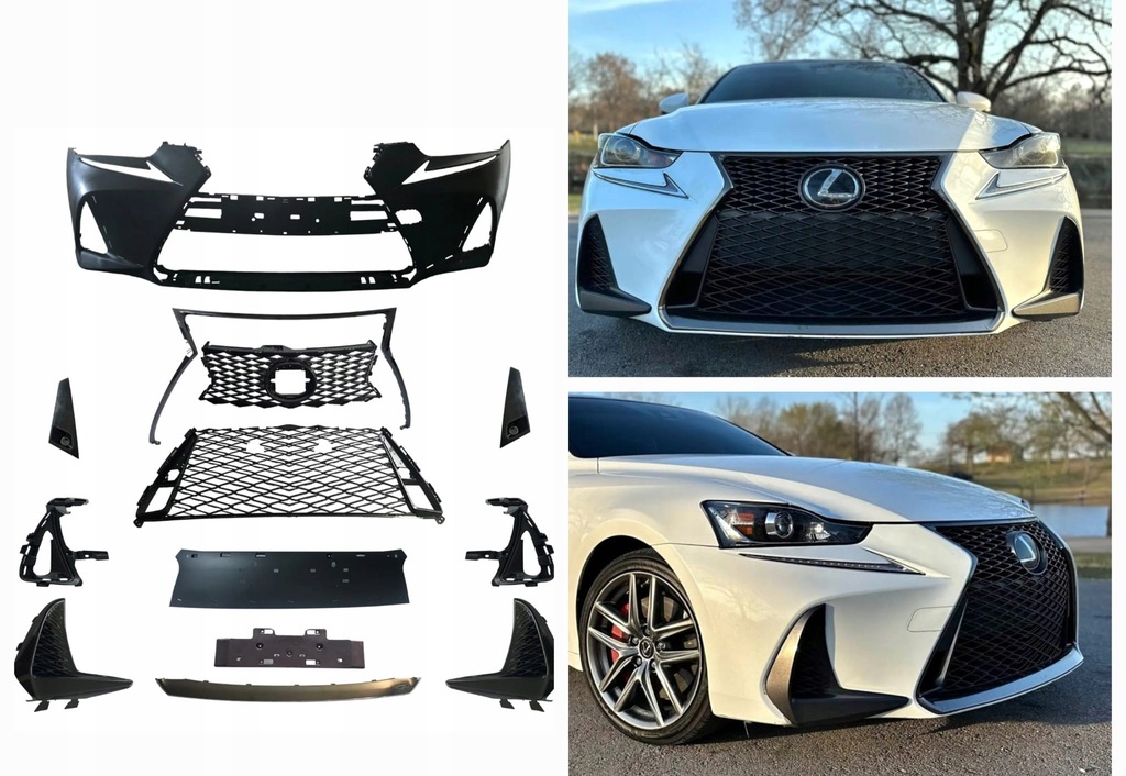 фото №1, Lexus is бампер f-sport kompletny бампер + решітка радіатора 2017-2020