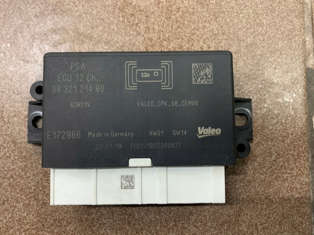 фото №1, Citroen ds3 crossback модуль блок керування pdc peugeot