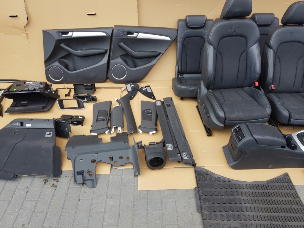 фото №5, Полный салон обивка потолок сиденья audi q5 s-line lift 8r 12-16