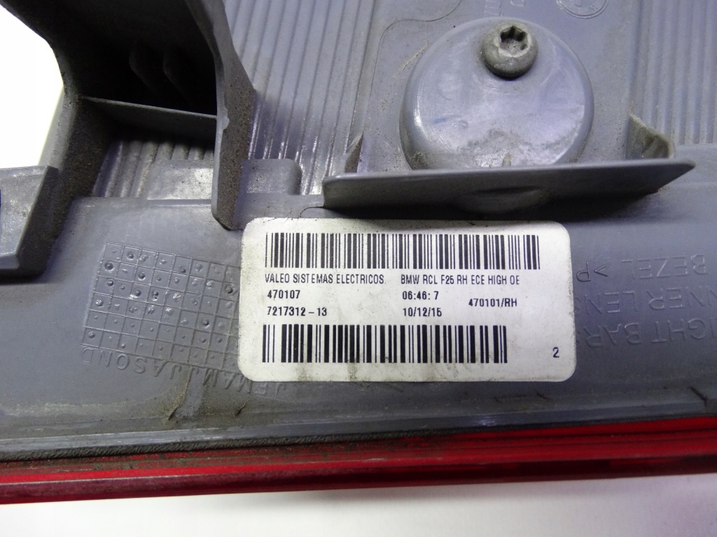 Bmw x3 f25 рестайлинг  14-17 лампа задняя правая led 7217312 оригинальная Оригинал