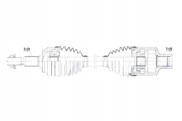фото №11, Приводной вал приводная jeep grand cherokee iii 05-10 commander 05-11 правая