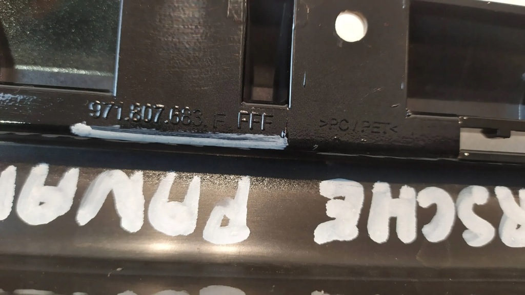 фото №9, Решітка радіатора решітка бампера перед середня porsche panamera ii 971 блиск