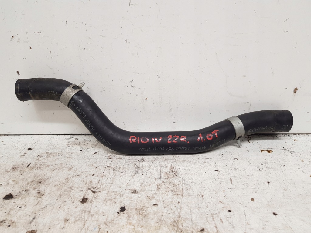 фото №1, Kia rio iv lift stonic 1,0 t-gdi wąż труба шланг wody 97311-h8aa0 2022r