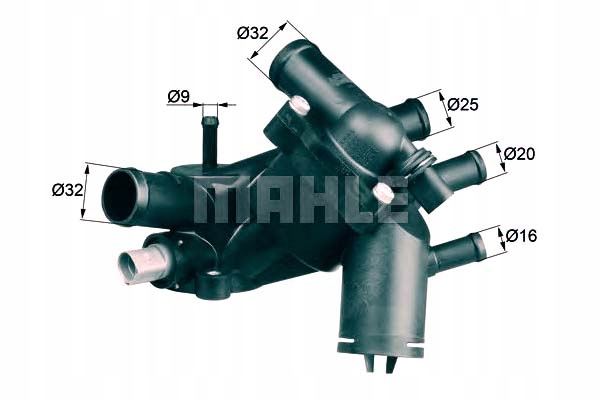 фото №2, Термостат mahle 032121111ce