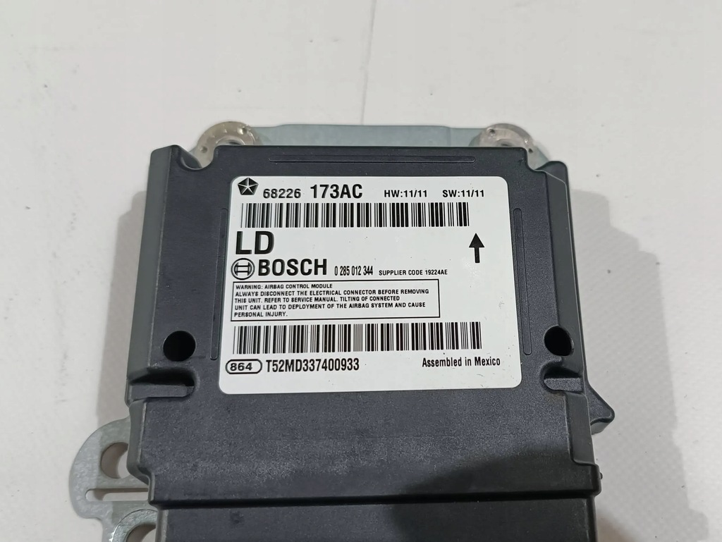 фото №6, Модуль блок керування подушок повітряних подушка безпеки dodge charger 3.6 2015-