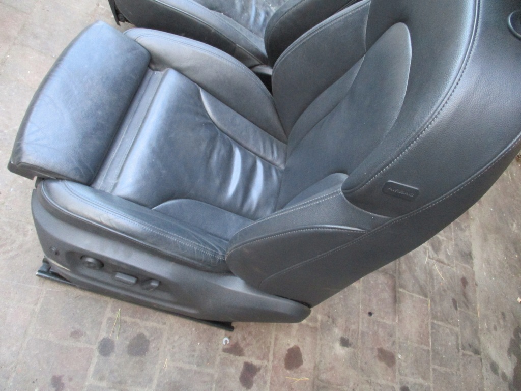 фото №8, Audi q5 8r сиденья левый комплект кожа czarna europa