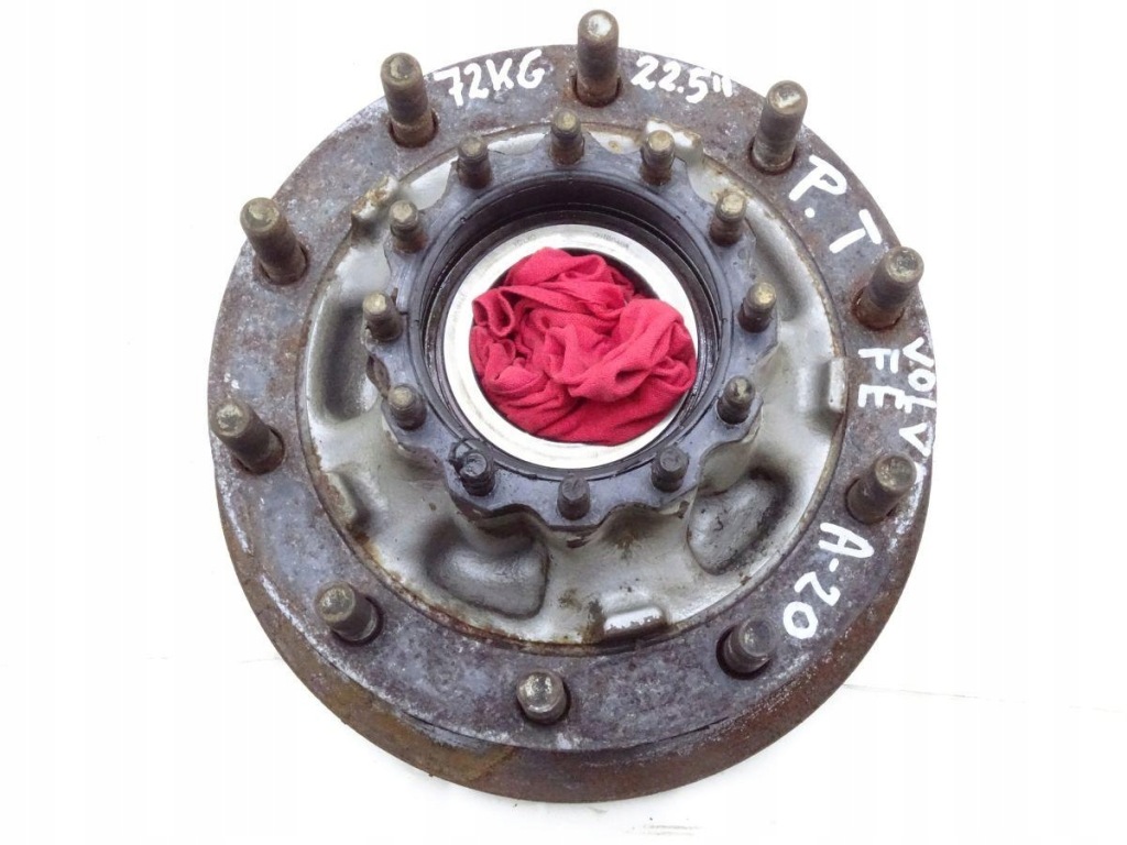 фото №1, Volvo fe fl 06- euro 5 ступица задняя диск 10 шпилька 22,5