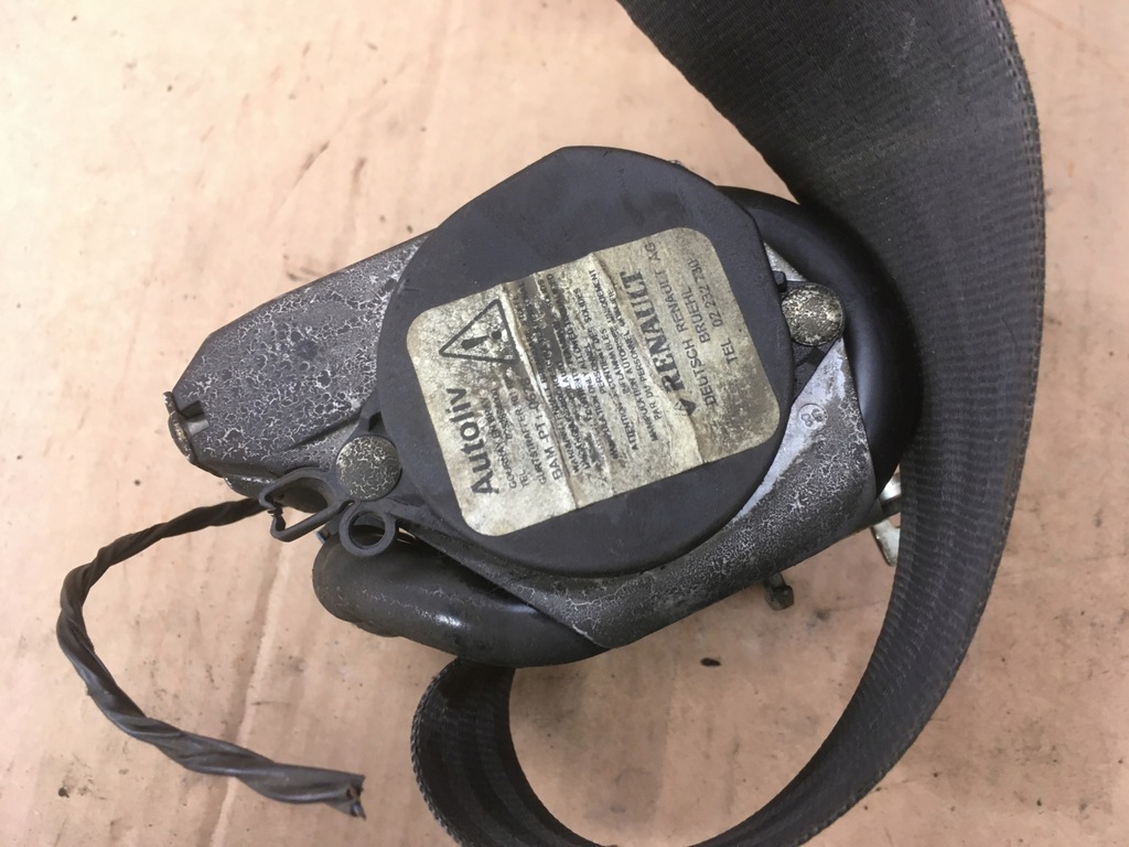 фото №3, Pas безопасности правый перед renault captur i 1