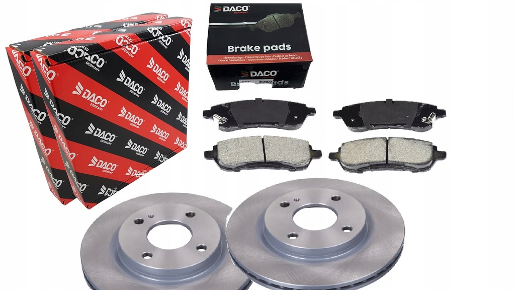 фото №1, Тормозные диски + тормозные колодки ford fiesta vii 7 mk7 перед