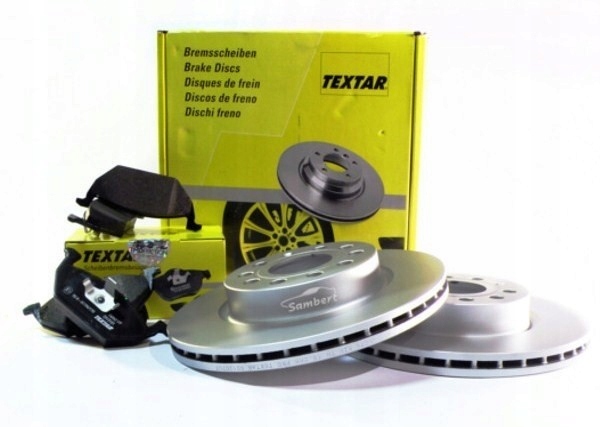 фото №1, Гальмівні колодки + гальмівні диски перед textar vw passat b8 312 mm