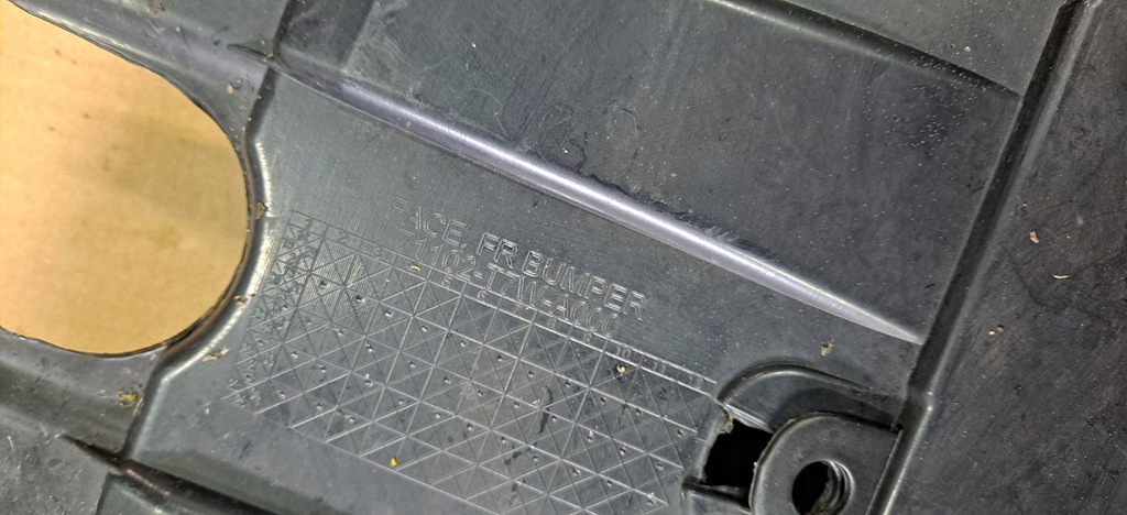 фото №8, Honda hrv hr-v накладка-спойлер защита плита pod бампер перед передний 71102-t7w-a00