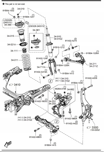 фото №1, Рычаг перед перед mazda cx-90 kk 2023- новый orginal