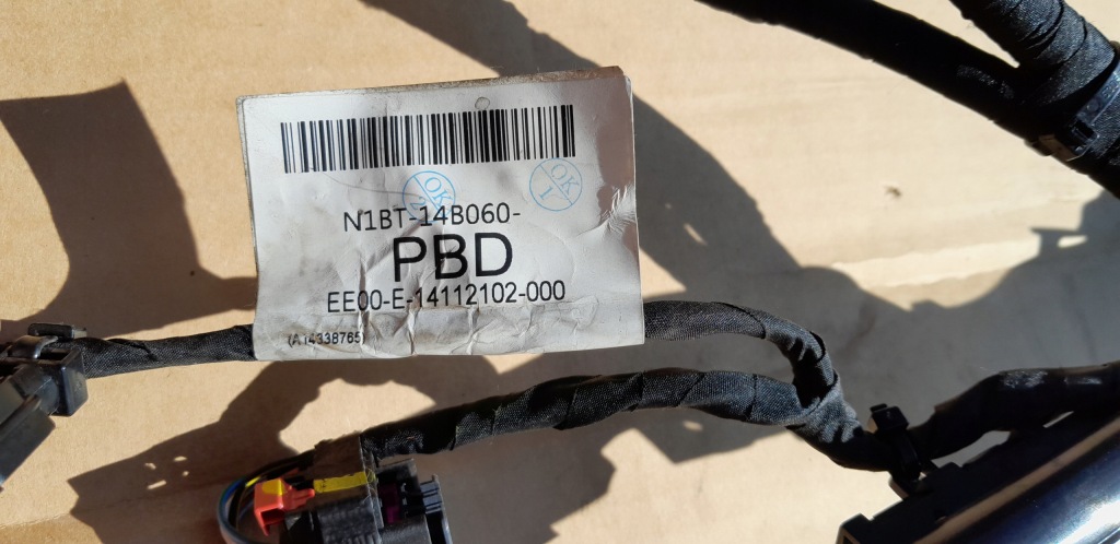 Ford fiesta mk8 гибрид жгут генератора двигателя 1,0 n1bt-14b060 pbd в Украине