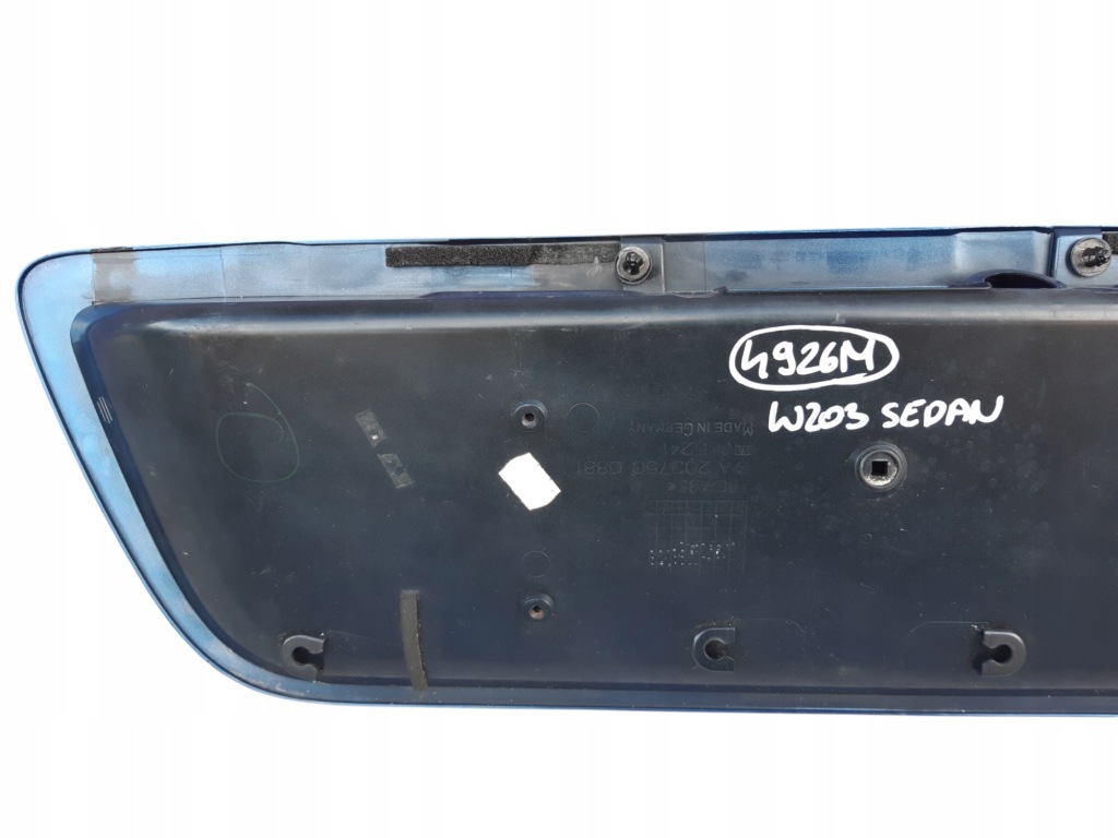 Накладка крышки багажника mercedes w203 sedan a2037500881 Киев