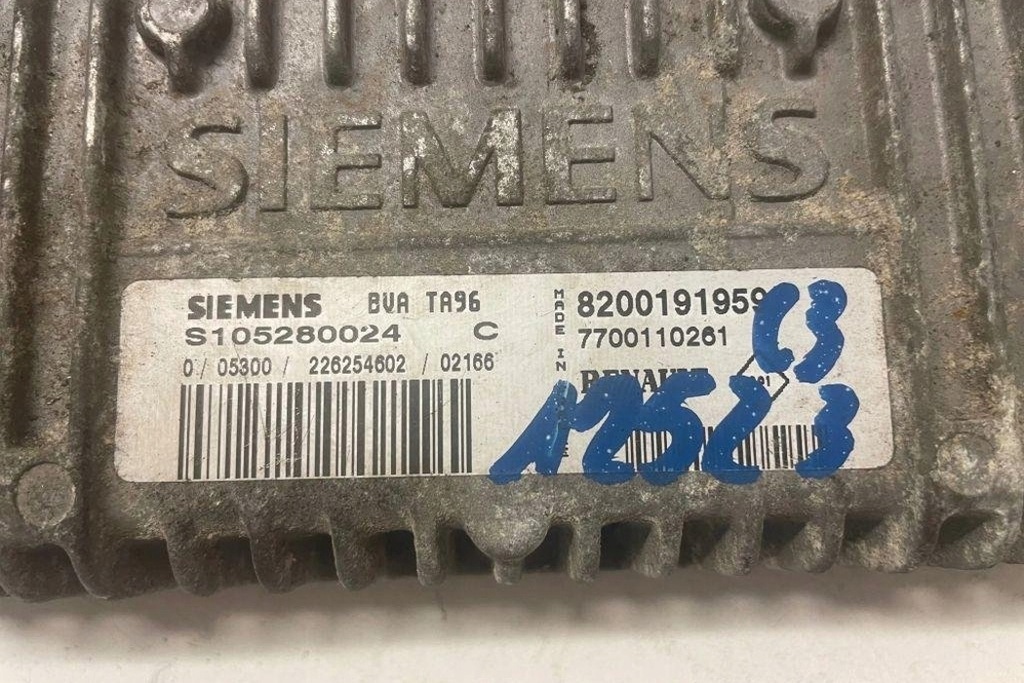 фото №1, Бортовой компьютер двигателя ecu renault megane scenic ja0/1_ 8200191959 1.6l