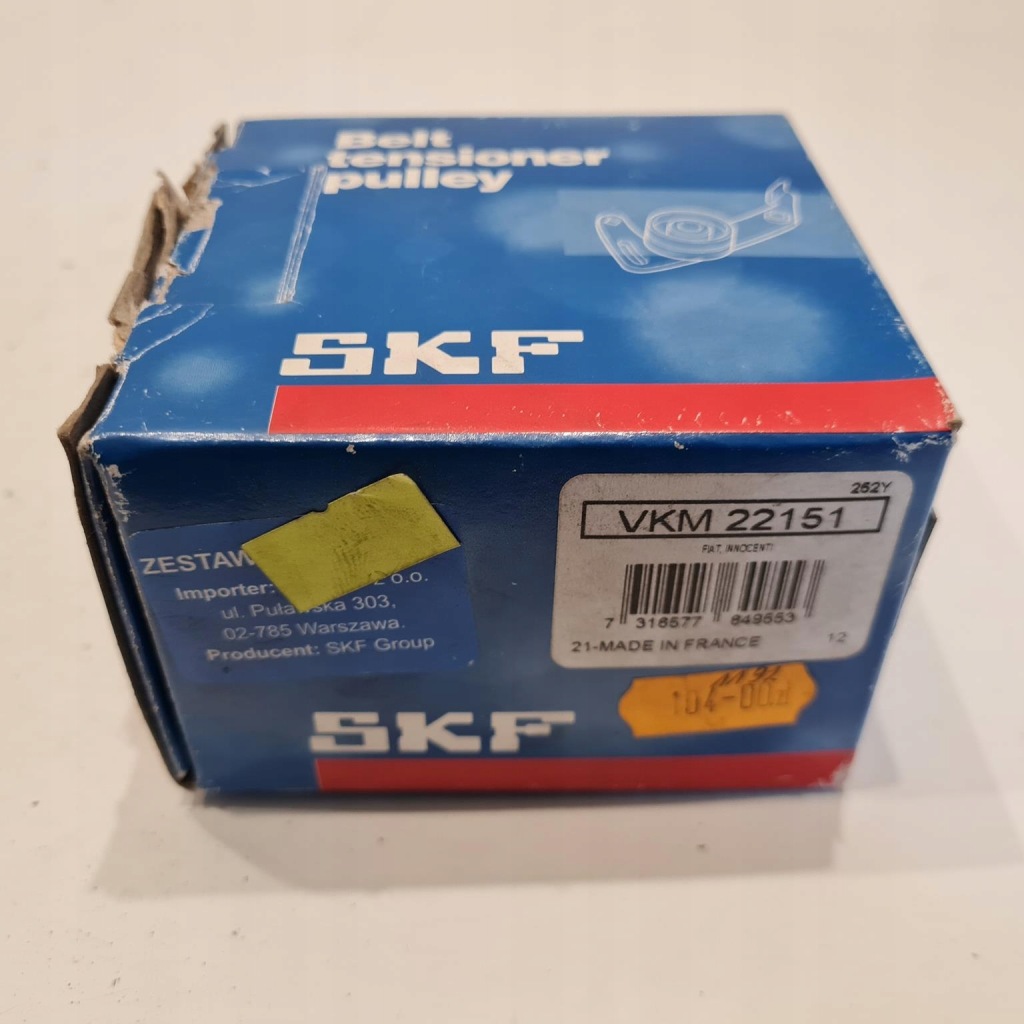 Fiat fiorino punto 1.7 d ролик направляющая ремень распределительного вала skf vkm 22151 Недорого
