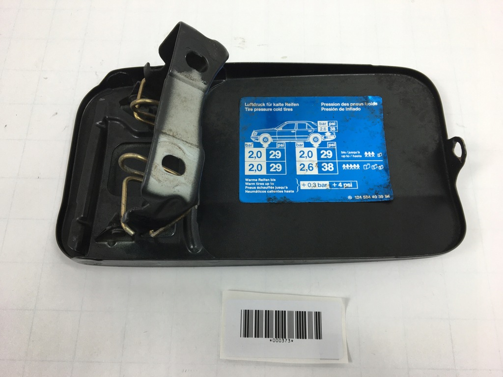 фото №7, Кришка заливної пального mercedes w124 sedan czarna