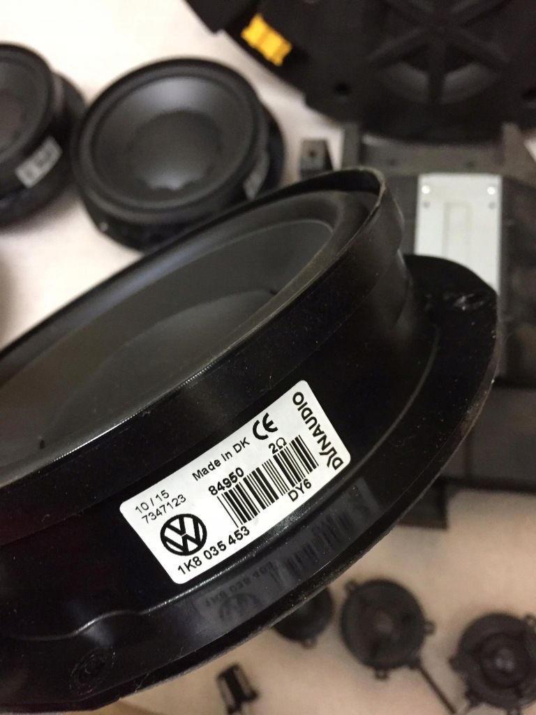 фото №5, Vw golf 7 sportsvan аудиосистема dynaudio комплект