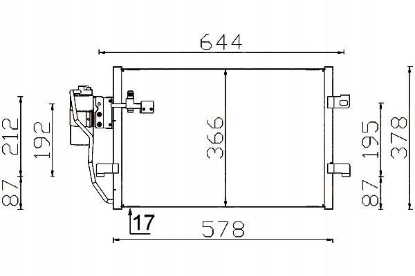 фото №1, Конденсатор behr hella 1685001054 1685000854 1685001