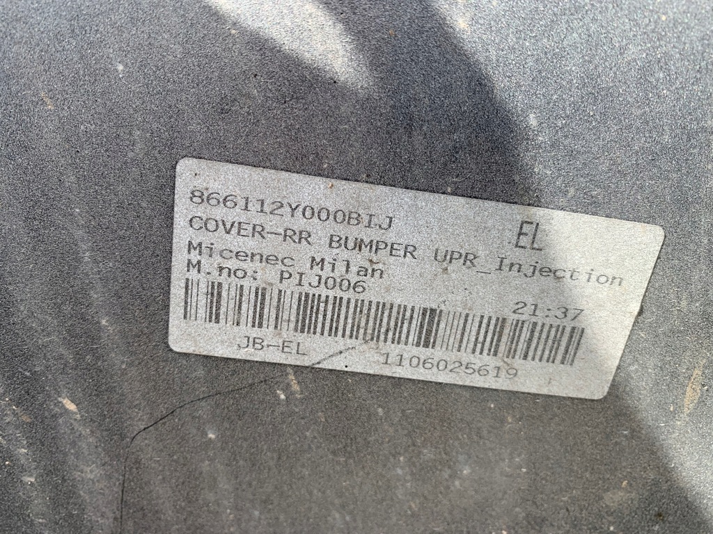 фото №7, Hyundai ix35 бампер задня задній 4xpdc 866112y000