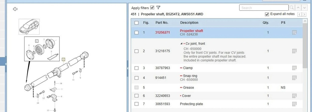 фото №7, Volvo xc90 2003 приводной вал